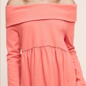 Off the shoulder dress!